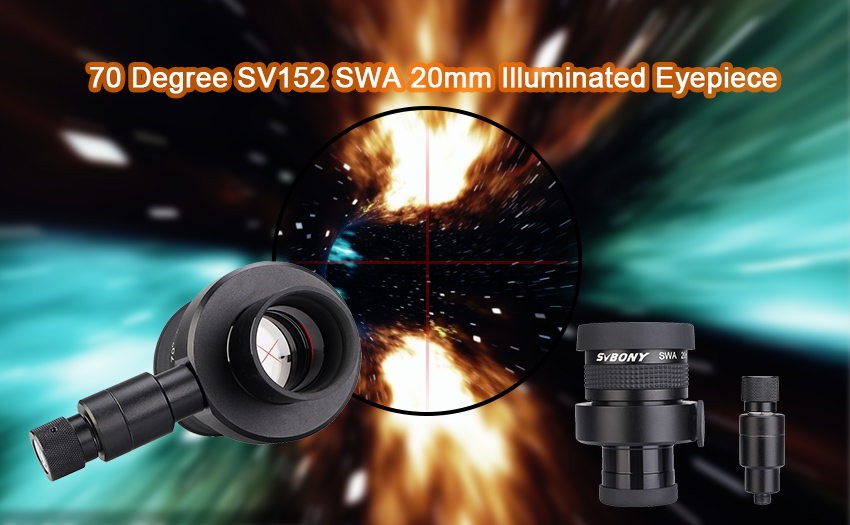 New SV152 SWA 70 Degree 20mm Illuminated Eyepiece